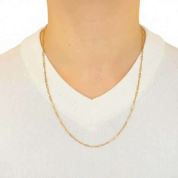Collier Ras du Cou en Or Jaune 18K - 2.55g
