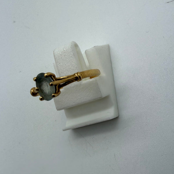 Solitaire en Or Jaune 18 K - Taille 51 - 1.2 G