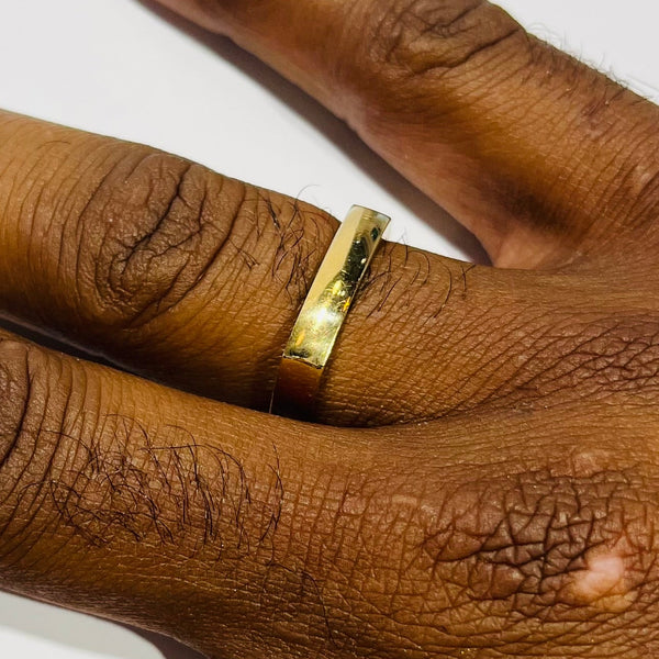 Bague Chevalière en Or Jaune 18K