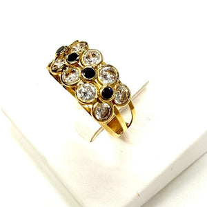 Bague en Or Jaune 18K - Taille 61 - 3.43g