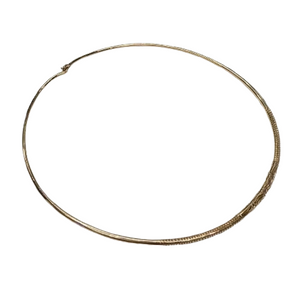 Collier jonc en or jaune 18k 25.83 Grs