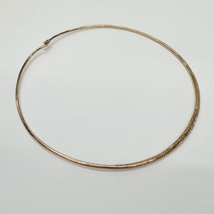 Collier jonc en or jaune 18k 25.83 Grs