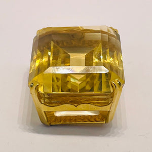 Pendentif en Or jaune 18K - Citrine - 21.74g