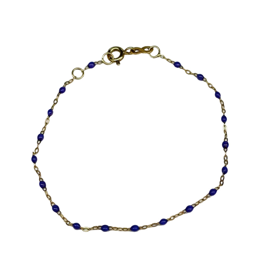 Bracelet Maillon Forçat Or Rose 18 Carats