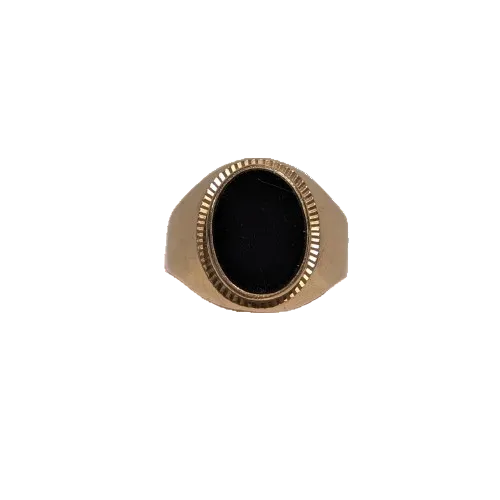 Bague Chevalière en Or Jaune 18 Carats
