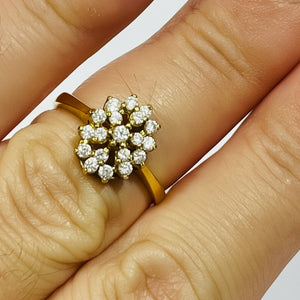 Bague Or jaune 18 K - Taille 54 - 3.95 G