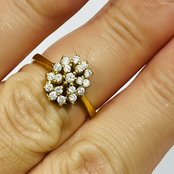 Bague Or jaune 18 K - Taille 54 - 3.95 G