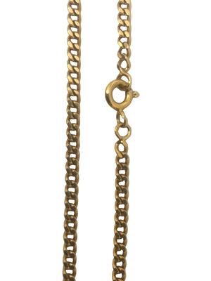 Collier Chaine Gourmette Or Jaune 18K avec Ferm