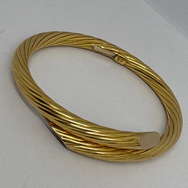 Bracelet Jonc en or jaune 18 K - 17.36 G