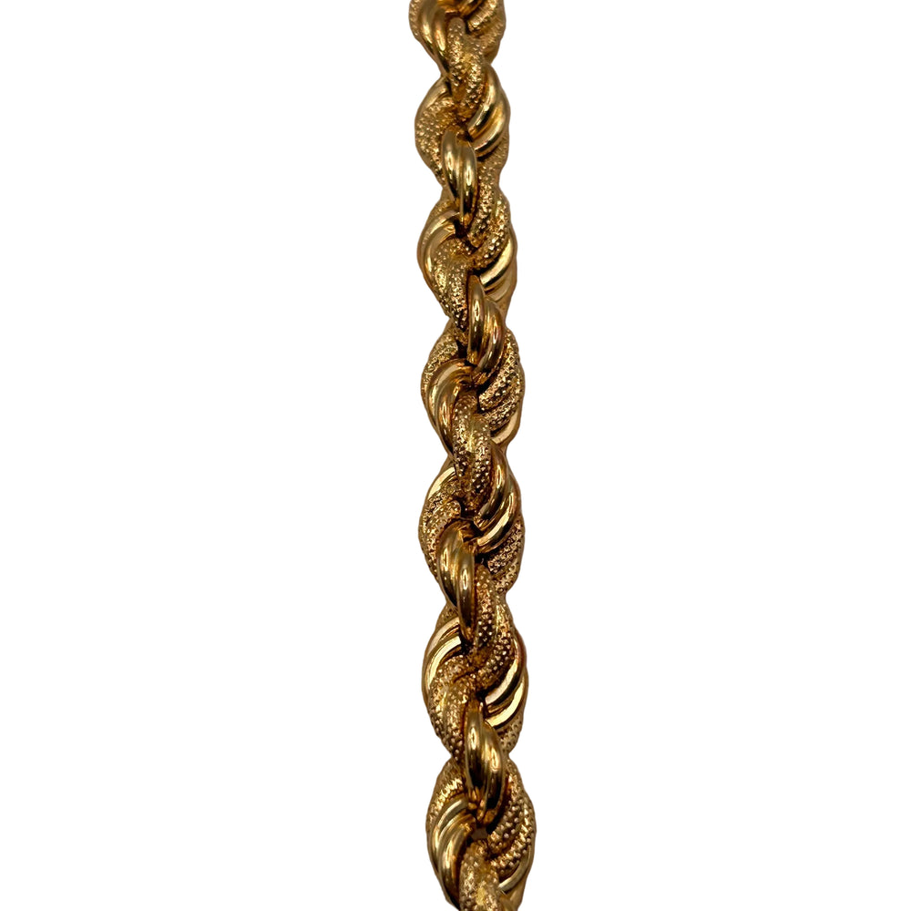 Bracelet maillon torsadé en Or jaune 18K - 16.32G