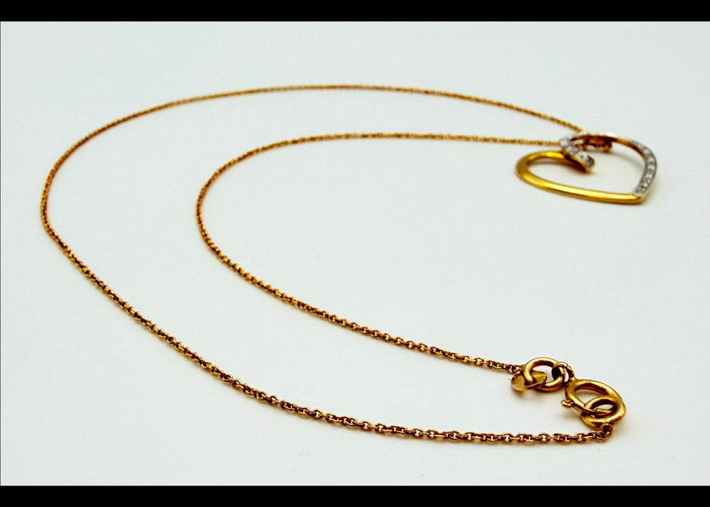 Collier Matinée Or Jaune 18 Carats avec Pendentif