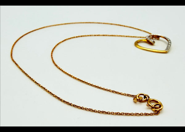 Collier Matinée Or Jaune 18 Carats avec Pendentif