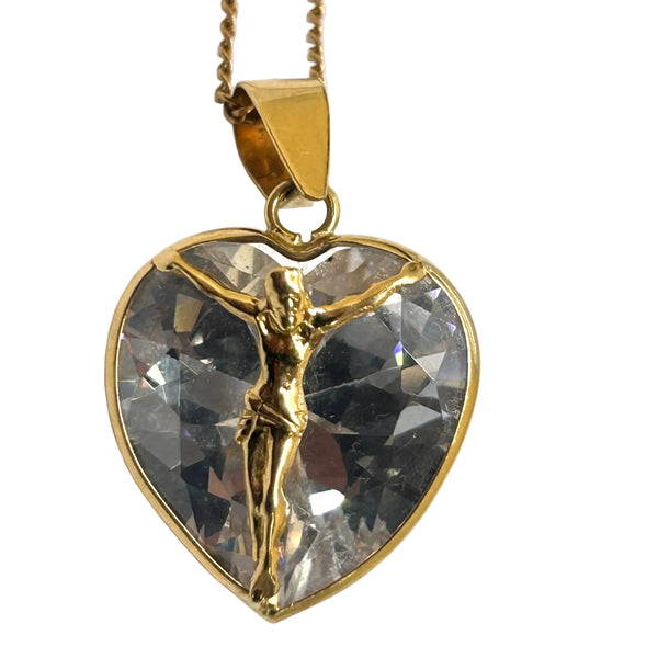 Pendentif Symbole Or Jaune 18 Carats avec Oxydes