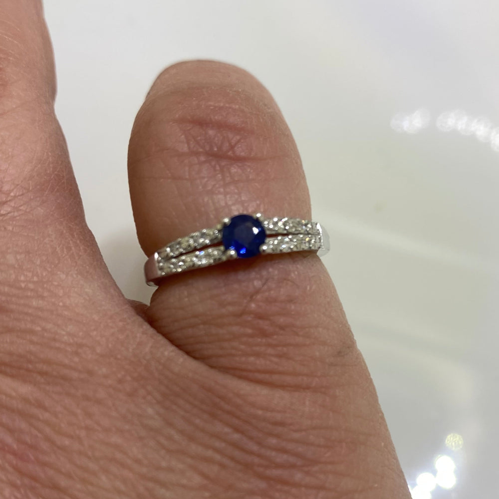 Bague en Or Blanc 18K - Taille 52