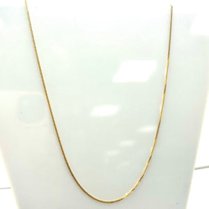 Collier Matinée Gourmette en Or Jaune 18K