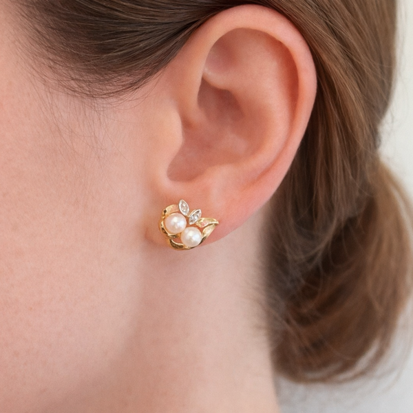 Boucles d'oreilles en Or Jaune 18K - 1.5G