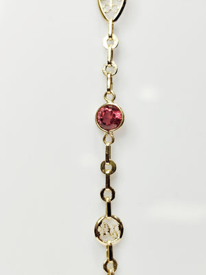 Collier Matinée en Or Jaune Maille Filigrane 18K - 11.70 Grs