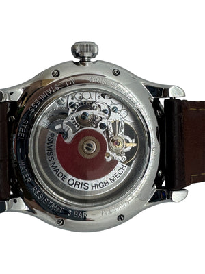 Montre Oris Artelier Skeleton Squelette Automatique Cuir 2010