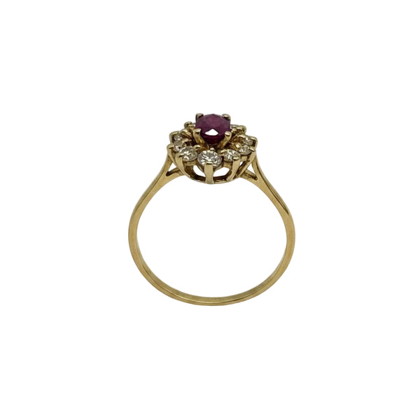 Bagues Marquise en Or Jaune 18 k