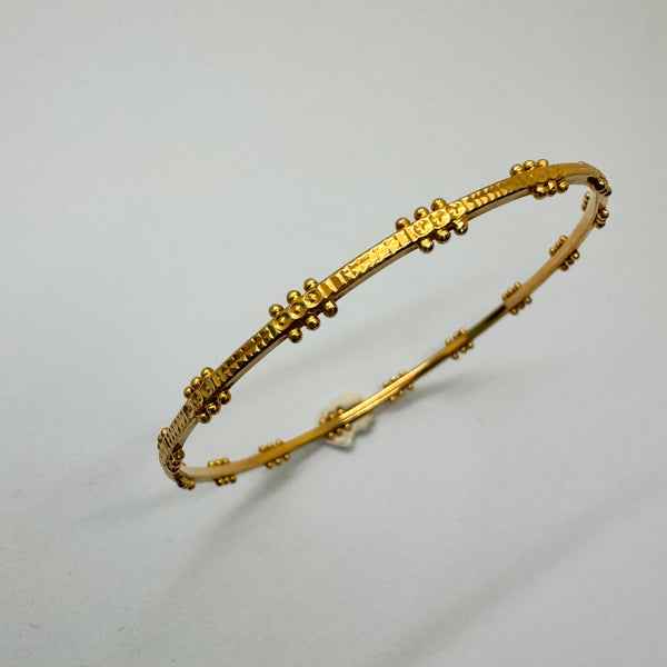 Bracelet Travaillé  Jonc Or Jaune 18K -  9.20 Grs