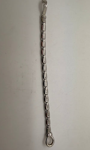 Bracelet Gourmette en Or Blanc 18K - 17.42g