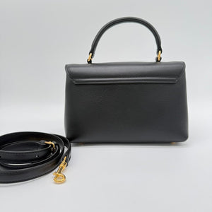 Sac à main Céline Nino Teen en cuir noir