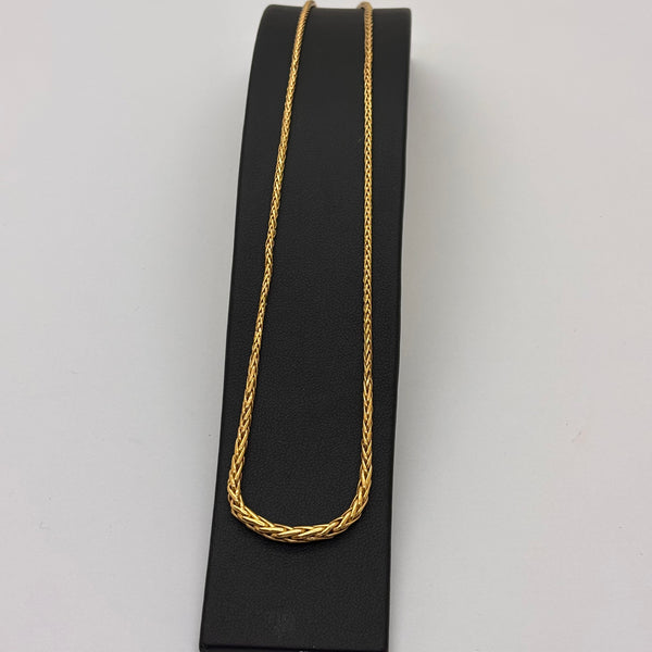 Collier  Or Jaune 18 Carats Poids - 4.43 Grs