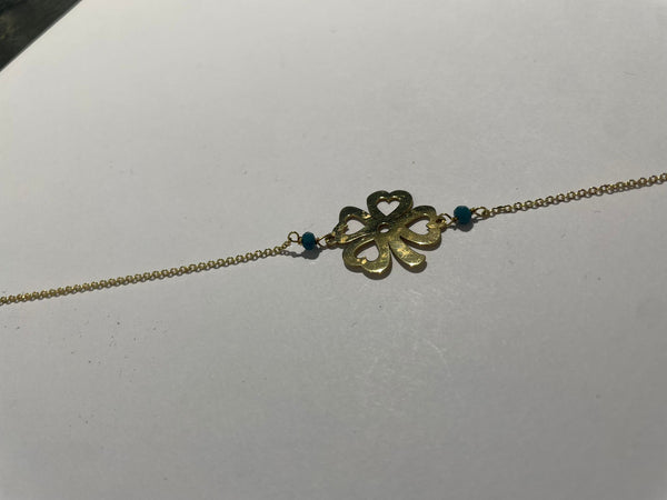 Bracelet chaîne fine en or jaune 18K 2.46 Grs