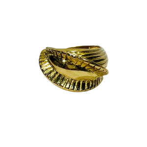 Bague Entrelacée en Or Jaune 18 K