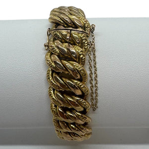 Bracelet Gourmette en Or Jaune 18K - 48.45 Grs