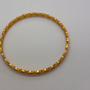 Bracelet jonc en or jaune 22 carats Poids - 13.72 Grs