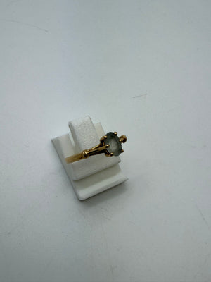 Solitaire en Or Jaune 18 K - Taille 51 - 1.2 G