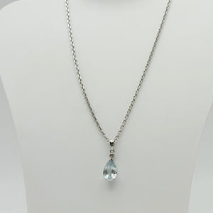 Collier Matinée en Or Blanc 18K 5.81 Grs