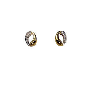 Boucles d'oreilles en or jaune 18k