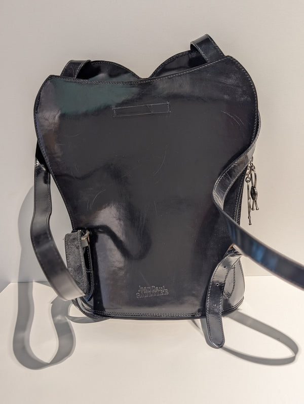 Sac à dos Jean-paul Gaultier Bustier - cuir noir