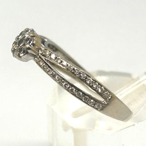 Solitaire Diamant Blanc 18 Carats avec Certificat