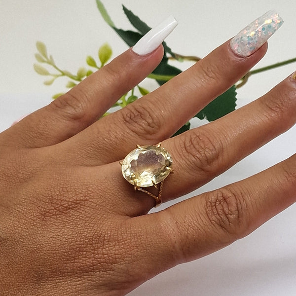 Bagues en Or Jaune 18K Taille-55