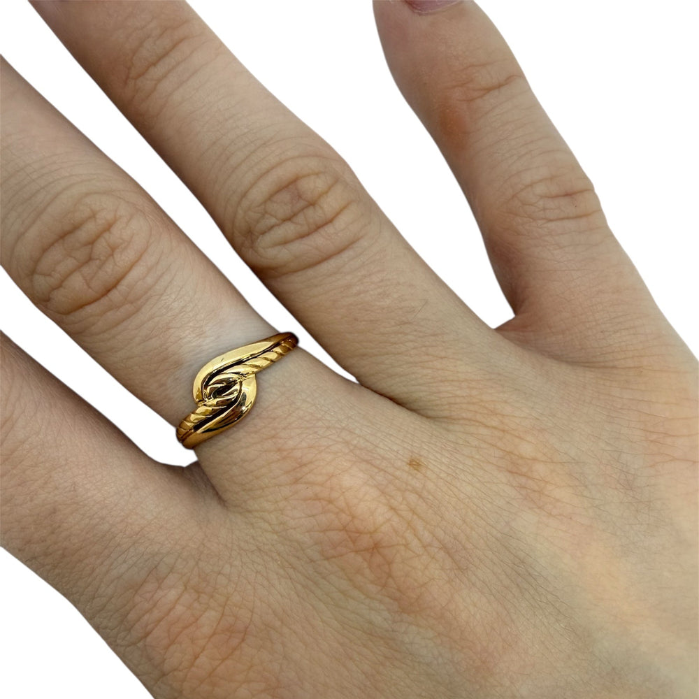 Alliance en Or Jaune 18 Carats Taille 52