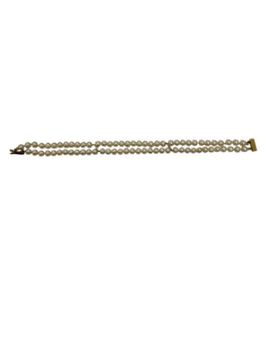 Bracelet perles en Or Jaune 18K 13.06 Grs