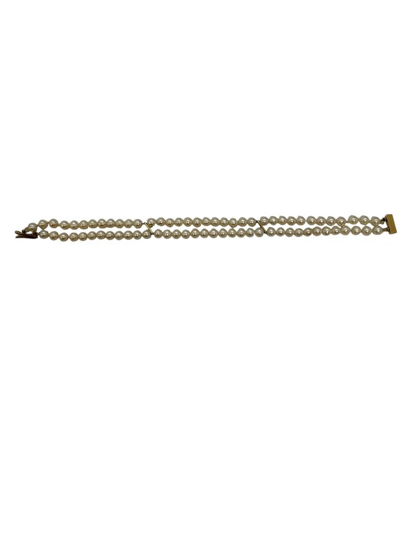Bracelet perles en Or Jaune 18K 13.06 Grs