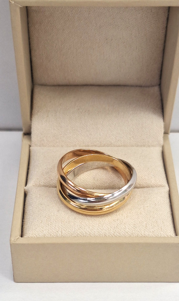 Bague Alliance en 3 Ors 18K