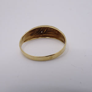 Bague en Or jaune 18K - 1.60g - Taille 53