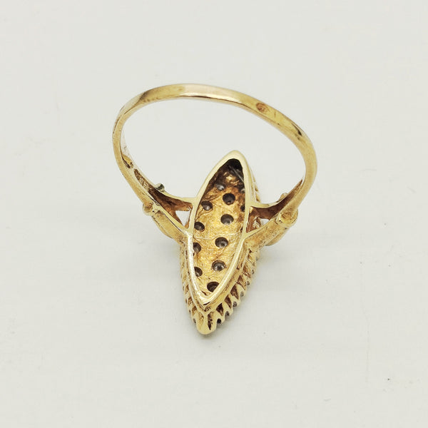 Bague en Or Jaune 18K - Taille 63 - 6.83 Grs
