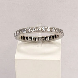 Bague Platine - Taille 54 - 3.58 G