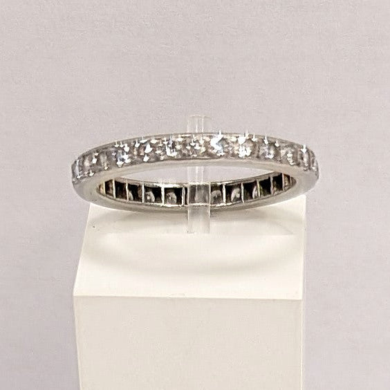 Bague Platine - Taille 54 - 3.58 G