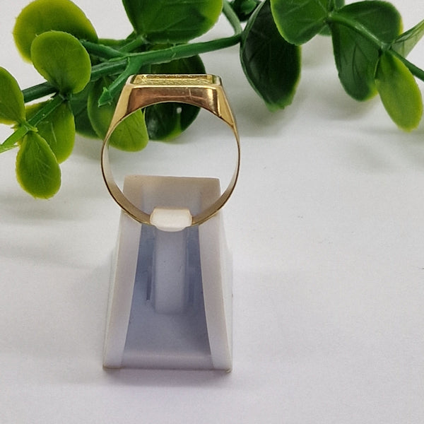 Bague Chevalière OR Jaune 750/1000 - Taille 61