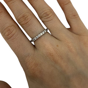 Bague Diamants en Or Blanc 18K - Taille 54 - 2.61G