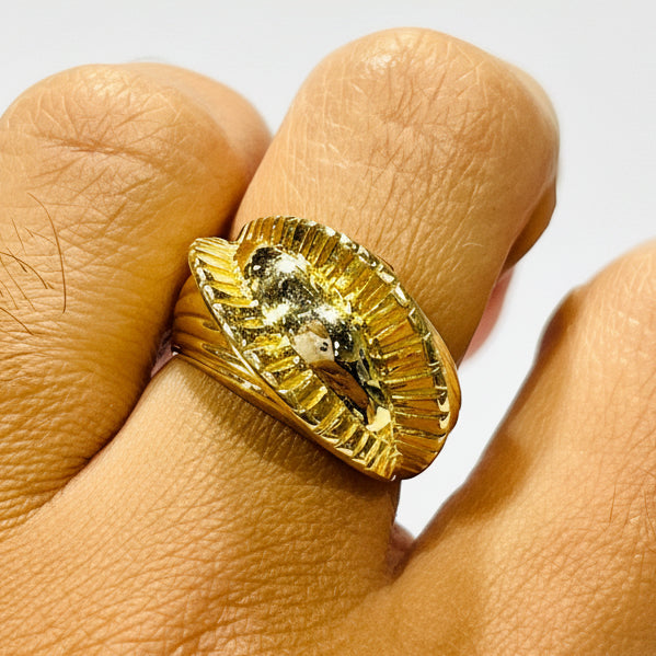 Bague Entrelacée en Or Jaune 18 K
