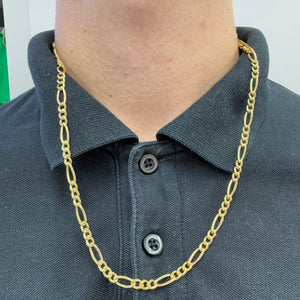 Collier à longue chaîne en or jaune 18 carats – 13,50 Grs