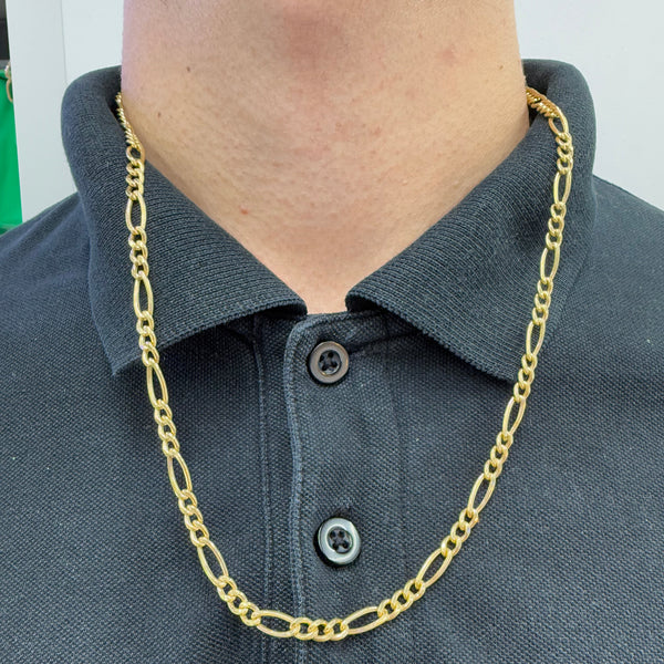 Collier à longue chaîne en or jaune 18 carats – 13,50 Grs